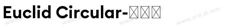 Euclid Circular字体转换